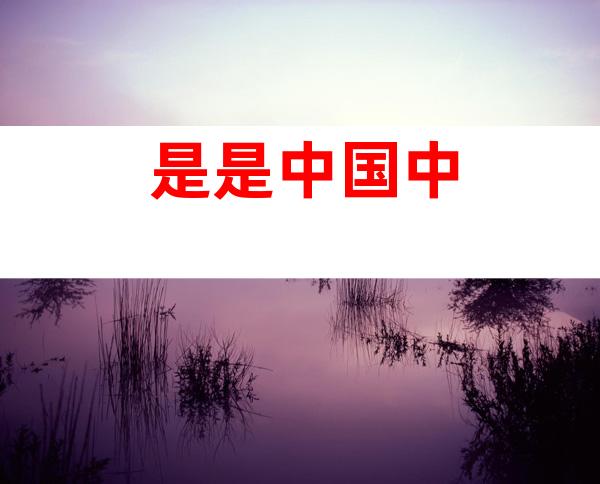 是是中国中